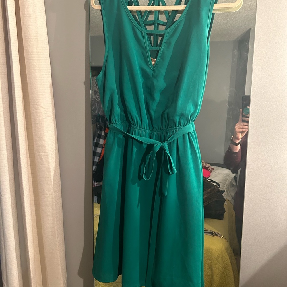 Green dress